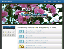 Tablet Screenshot of duncancalendar.com